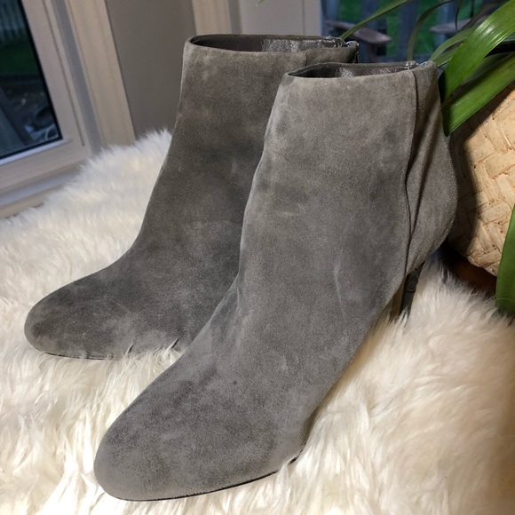 Sam Edelman Suede Crocodile Heeled Boot - Picture 2 of 8